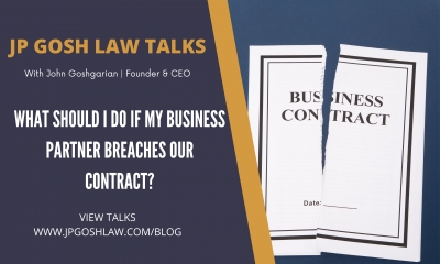 Biscayne Park, Florida Citizens: What should I do if my business partner breaches our contract?
